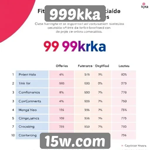 Comparação entre 999kka e concorrentes