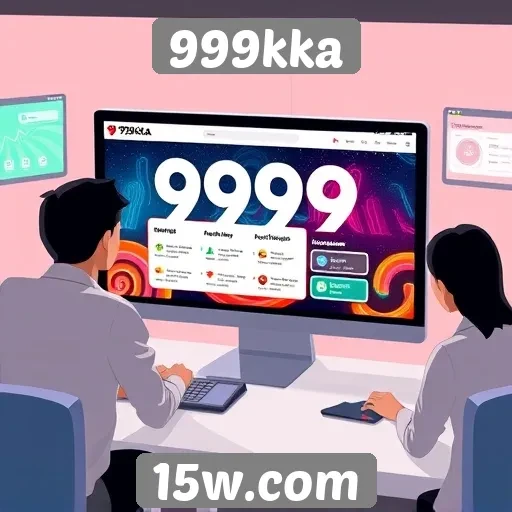 Análise da interface do usuário do site 999kka